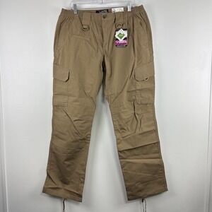 LAPG Pants Women 16 Regular Kakhi Operator Tactical Cargo Teflon Coated Workwear